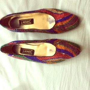 Beaded shoes